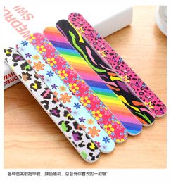 new colorful glass nail files durable crystal file nail buffer nailcare nail art tool for manicure uv polish tool