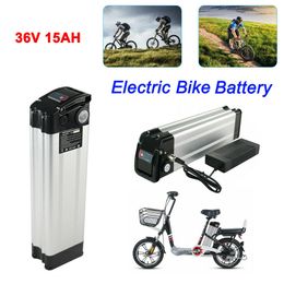 Silver Fish Electric Li-ion Battery Downtube Battery Bike Bicycle 36 v 36 v 15ah 10s6p for 500w 350w 200w Motors