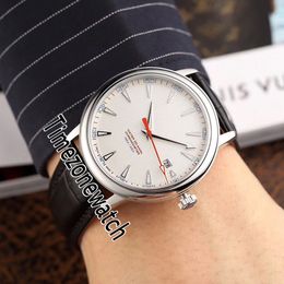 New Aqua Terra 150M 220.12.41.21.02.002 Automatic 8500 Mens Watch Steel Case White Texture Dial Black Leather Watches Timezonewatch E70a1