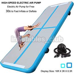 Free Shipping Free Pump Inflatable Gym Mat 3M Air Track Mats For Gymnastics Home Use Air Floor/Tumbling Mat Cheap