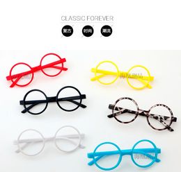 30 pairs per lots Sunglasses Frames Kids round Eyeglasses Frames wholesale various colors fashionable eye glass frames cheap price