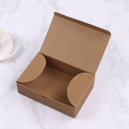 Kraft Paper Party Box Bakery Baking Boxes Cookie Cake Chocolate Boxes Wedding Favors Candy Packaging