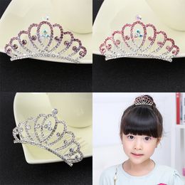 Joyería Nupcial De La Boda Crystal Hair Combs Mujeres Niñas Niños Crystal Crown Tiaras Shinning Rhinestone Corona Para Regalos De Fiesta Joyería Nupcial De La Boda Crystal Hair Combs Mujeres Niñas Niños Crystal Crown Tiaras Shinning Rhinestone Corona Para Regalos De Fiesta
