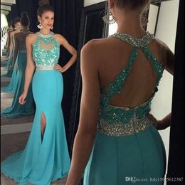 2019 New Elegant High Neck Prom Dresses Cheap Bridesmaid Dresses Red Long Dresses Evening Wear Party Gowns Ball Gowns 1539