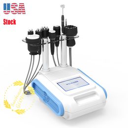 Spa 40K Unoisetion Cavitation Vacuum RF Slimming Machine Mocrocurrent Face Lift Cooling Probe 3Mhz Ultrasonic Face Massager Lossing Weight