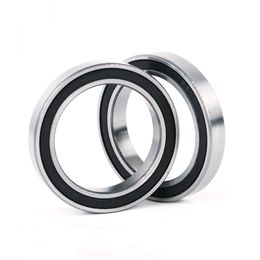 100pcs/lot 6808-2RS 6808RS 40*52*7mm Thin wall bearing Double rubber cover deep groove ball bearings 40x52x7 mm