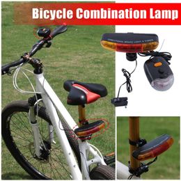 Bike Lights 7 Led Multifunctional Bicycle Turn Signal Tail Light Electric Horn Brake Fixing Bracket