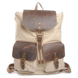 Designer-Canvas Shoulder Bag Men's Travel Bag Leisure Mountaineering Backpack a Generation of Fat