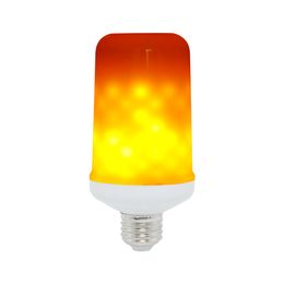 E27/ E14/E16 LED Dynamic Fire Flame Effect Corn Bulb 3 Modes AC 85-265V Flickering Emulation Decor Lamp Creative Fire Lights Lamparas