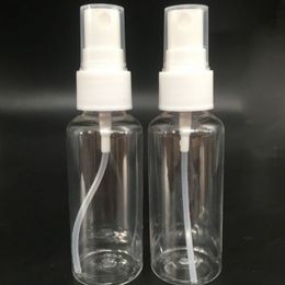 Hottest PET Clear 50ml Empty Perfume Bottles Portable Refillable Spray Bottle 1000Pcs Lot Free DHL Shipping