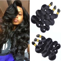 Peruvian Hair Bulk Braiding Body Wave Hair Bulks Wavy Style for braids