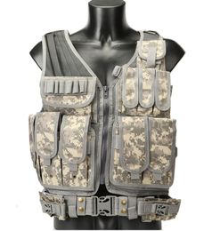 army tactical equipment Canada - Army Tactical Equipment Adjustable Molle Vest Hunting Jungle Armor Vest Airsoft Gear Paintball Combat Protective Vest For CS Wargame US-5E2X
