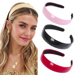 PU headbands for Women Hairband Simple Head Bands 2020 New Fashion Hair Hoops Colorful Hair Accessories