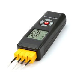 Freeshipping Tl-Tk04 4 Channel K Type Thermocouple Contact Digital Display Thermometer Thermocouple Sensor