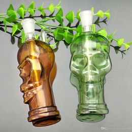 New Color glass hookah skull bone Wholesale Glass Hookah, Glass Water Pipe Fittings, Free Shipping