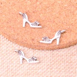 133pcs Charms high-heeled shoes 20*11mm Antique Making pendant fit,Vintage Tibetan Silver,DIY Handmade Jewelry