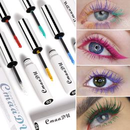 Newest Curling Thick mascara 4d silk fiber mascara Lengthening waterproof mascara 3.5g 12 colors available