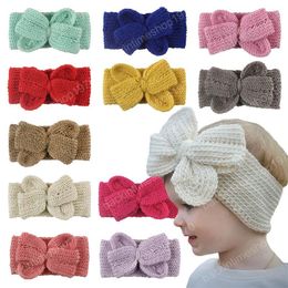 New Spring Autumn Baby Hat Soft Elastic Cotton Newborn Hat Kids Cap Knit Girls Hats Toddler Bow Headband Hair Band Head Wrap