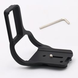 Freeshipping L-Shaped Bracket QR Plate Holder Hand Grip For Nikon D5 Camera With Battery Grip D5 LBG