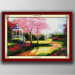 Open a road for oneself Handmade Cross Stitch Craft Tools Embroidery Needlework sets counted print on canvas DMC 14CT /11CT