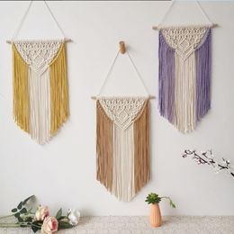 Bohemian Tapestry Hand Woven Tapestry Wedding Hanging Backdrop Cotton Wall Tapestry Homestay Wall Decoration Home Decoration 5 Designs BT81