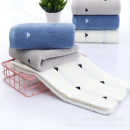 Factory Direct Cotton Hotel Triangle Towel 110g Soft Absorbent Thickening Increase Household Wash Face Towel Unisex