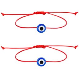 20pcs/lot Evil Eye Red String Bracelets for Protection Luck Handmade Thread Amulet Friendship Jewellery