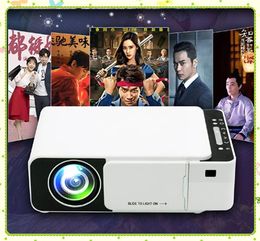 T5 Portable LED Projector 4K 2600 Lumens 1080P HD Video Projector USB Beamer For Home Cinema Optional Wifi Projectors MQ06