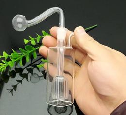 Square tube Mini glass water bottle Wholesale Glass bongs Oil Burner Glass Water Pipes Oil Rigs Smoking, Free Shipping