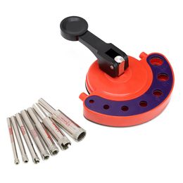 Suction Hole Locator Drill Bit Tile Chuck Sucker Punching Tool Positioner