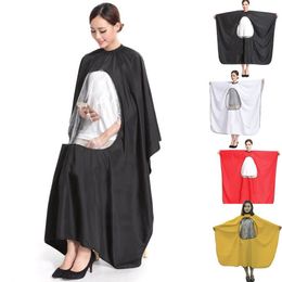 Haircut Aprons With Viewing Window Adult Salon Barber Cape Hairproof Barber Beard Aprons Barber Cape Salon Hairdressing Dress Cape LSK140