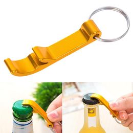 4 in 1 Pocket Aluminum Beer Openers Wedding Party Gift Portable Opener Keychain Tools Customized LOGO