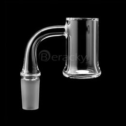 New 45mm High 3mm Wall Bevelled Edge Evan Shore Quartz Banger 10mm 14mm 18mm Male Female Quartz Nails For Glass Water Bongs Pipes