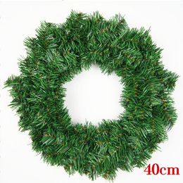2018 Christmas Green Wreath Door Wall Christmas Home Xmas Party Decoration Pine Branches Y18102609