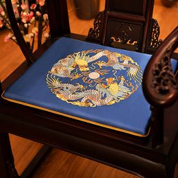 Chinese Embroidery Dragon Seat Cushions Sofa Chair Anti-slip Seat Pad Cushions Seats Xmas Decorative Dining Chair Armchair Mats