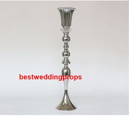 New style Table Top acrylic crystal diamond Wrought Iron Chandelier Centerpieces For Weddings best0879