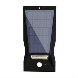 New solar body induction wall lamp LED solar garden light 2000 mAh lawn light LED street light