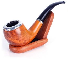 European and American resin pipe fashion hand-made pipe spot supply imitation mahogany practical gift pipe