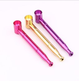 Factory direct sales 145MM long rod shape metal pipe personality creative refined portable Philtre