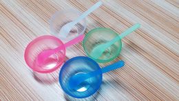 Plastic 2 in 1 Makeup Beauty Mask Bowls 5 Colors Facial Mask Bowl DIY Tools for Face Masks Bowl DHL Free