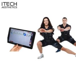Wireless EMS Training Machine Suit muscle stimulation fitness Pad Control for Sports club Gym or Personal Use Indoor outdoor no limited