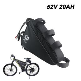 Lithium Ion and Bike Battery 52 v 1500 w ebike battery pack with 50a bms