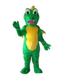 2019 Discount factory hot Dinosaur Fire Breathing Dragon Mascot Costume Fancy Party Dress Halloween Carnival Costumes Adult Size