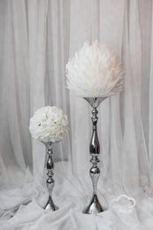 New Wedding decorative white cheap sale artificial flower ball centerpiece for event decor