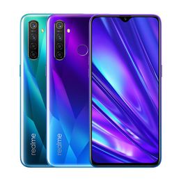 Original Realme Q 4G LTE Cell Phone 6GB RAM 64GB ROM Snapdragon 712 AIE Octa Core 6.3" Full Screen 48MP AI Fingerprint ID Face Mobile Phone