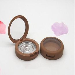 44mm Professional Portable Eyeshadow Compact Case, Empty Plastic Cosmetic Blusher Container, Makeup Lipstick Package