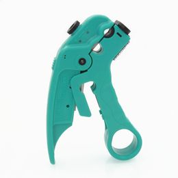 Pro'skit CP-508 Multifunctional Stripper RG59/ 11/67 coaxial cable stripper UTP / STP internet Telephone Wire Mesh Wire Stripper