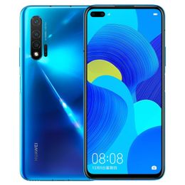 Original Huawei Nova 6 4G LTE Cell Phone 8GB RAM 128GB ROM Kirin 990 Octa Core Android 6.57" Full Screen 40MP AI OTG NFC 4100mAh Fingerprint ID Face Smart Mobile Phone