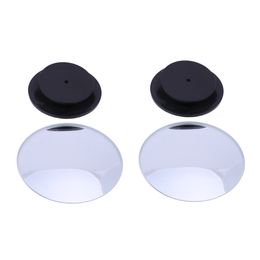 ZIQIAO 2 Pcs Car Styling 360 Degree Blind Spot Mirror Wide Angle Round HD Glass