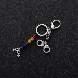 Colourful Trendy Beads Weave Keychain For Best Friend Keyring Charm Keychain Key Chain Jewellery Women Men Jewellery Friendship